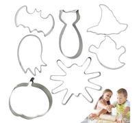 Formine per biscotti per le festività, formine classiche a forma di Natale di Halloween, biscotti divertenti, fondente, biscotti, da forno, decorazioni per torte, strumenti per decorazioni per