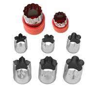 Formine Per biscottiIn Metallo, Stampo Per biscottiIn Acciaio Inossidabile | Stampo Per Pressa Decruster Per Sandwich 8X Con Forme Per biscottiIl Nostro Taglierino Per Sandwich E Verd