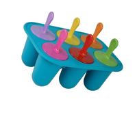 Formine per ghiaccioli impilabili da 6 pozzetti con coperchio per preservare la freschezza della creazione fatta a mano Set per la preparazione dessert sani Stampi per ghiaccioli fatti in casa con