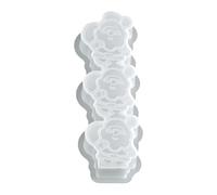 Formine Silicone Natalizie 3 Cavità Forma Antiaderente Riutilizzabile | Forma Per Candela Profumata Decorazione Tavolo Per Argilla Arte Artigianato Addobbo Tavolo Lavori mica Babbo Natale