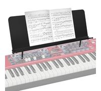 FormiPow Leggio per spartiti, adatto per Nord Grand (76/88), Electro (C1/C2/C2D) e serie pianoforte, installazione senza attrezzi, portatile, per concerti e studio, angolo regolabile (69,8 x 26,7 cm)