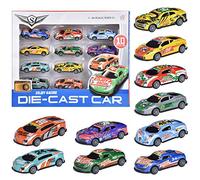 FORMIZON 10 Pezzi Macchinine, Mini Tirare Indietro Auto, Macchinine Giocattolo, Giocattolo Modello Macchinine Decorazioni Regalo per Anni Bambini Ragazzo Ragazza