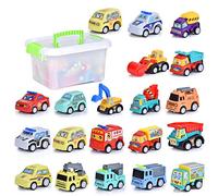 FORMIZON 20 Pezzi Macchinine, Mini Tirare Indietro Auto, Macchinine Giocattolo, Giocattolo Modello Macchinine Decorazioni Regalo per Anni Bambini Ragazzo Ragazza