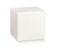 Formoso Scatola bomboniera Tipo Pieghevole Fibra Bianco 10 x 10 x h 12 Confezione 10 pz Art 19021