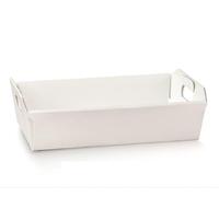 Formoso Scatola Cesto con Manici Colore Fibra Bianco 40 x 30 x h 12 Confezione 1 pz Art 18973