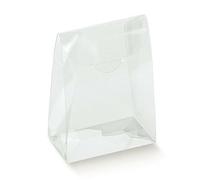 Formoso Scatola Confetti bomboniera Tipo Sacchetto Trasparente 7 x 4 x h 8,5 cm - Box 20 pz Art. 12391