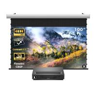 Formovie Cinema Edge UST Laser Proiettore 4K Smart Home Theater 2100 ISO Lumen 2+32GB Ultra Short Throw 4K DLP Proiettore (Projector + FlowArc 100" CBSP Screen)