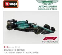 FORMULA 1 ASTON MARTIN AMR23 SEASON CAR 2023 AUTO 1:43 BURAGO LANCE STROLL