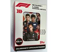 Formula 1 F1 Tin Box 90 Figurine + Jumbo Limited Edition Topps