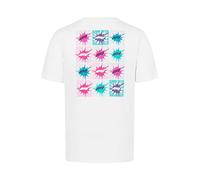 Formula 1 Maglietta con logo Pop Art Style Graphic sul retro - Bianco, bianco, L