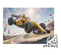 Formula 1 Racing Puzzle 1000 Pezzi Premium, F1 Car Esercizio Neurale, Progetto Collettivo, Elemento Focalizzante 1000pcs (75x50cm)