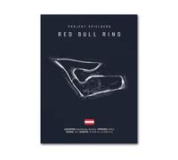 Formula 1 Track Circuit Canvas Painting F1 Wall Art Poster Nordico Motorsport Race Picture per la Decorazione della Casa 50X70Cm Senza Cornice