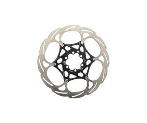 Formula 2 piece 6 hole rotor black silver