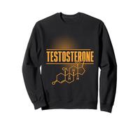 Formula chimica dell'ormone della struttura chimica del testosterone Felpa