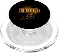 Formula chimica dell'ormone della struttura chimica del testosterone PopSockets PopGrip per MagSafe