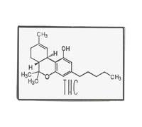 Formula chimica molecolare smalto pin caffeina dopamina scienza spilla, normale, Metallo non prezioso