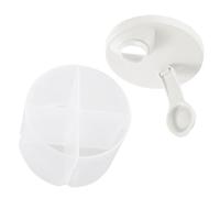 Formula Container to Go - Rotatable Snack Storage FormulaS Holder, 4 Compartment Rice Noodle Box, SnackS StorageS, Formula Holder, Food Storage, Travel Snack Container, Milk Powder Dispenser