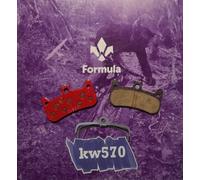 Formula - Coppia pastiglie originali CURA 4/CURA4 Long Life FD40188-10 Rosse/Red