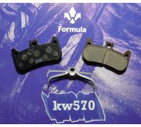 Formula Cura 4 Organic Disc Brake Pads Nero Black / Anthracite