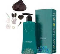 Formula delicata set di tinture per capelli duratura di lunga durata, tintura per capelli singolo tintura Miao, crema da colorare per capelli a base di piante, lunga durata e naturale (light black)