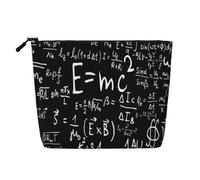Formula fisica Legge E=Mc2, Borsa per cosmetici in lino sintetico Borsa per trucco Borsa da viaggio portatile