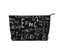 Formula fisica Legge E=Mc2, Borsa per cosmetici in velluto a coste Borsa per il trucco Borsa da viaggio portatile