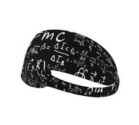 Formula fisica Legge E=Mc2,Fascia elastica per capelli multiuso unisex, fascia antisudore sportiva
