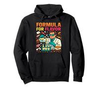 Formula for Flavor Funny Candy Scienziato Art Design Felpa con Cappuccio