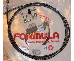 Formula - Guaina originale con kevlar NERA/BLACK 2m+kit T1/R1R/R1 FD50178-00 NEW