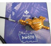 Formula - Impianto Formula CURA Gold/Oro ant/font+post/rear + disc adapters -NEW