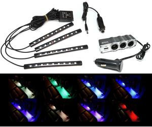 Formula-J87 CAL3 LED Strip RGB Luce Per Interni Sotto Sedile 12V 4 Lampade