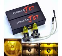 Formula-J87 Lampadina Faro H3 Alogena 55W 3000K Gialla 2 Pezzi Luce Abbagliante