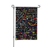 Formula matematica,Bandiera da giardino per esterni e interni, stendardo decorativo bifacciale 30x45 cm