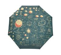 Formula Matematica Della Fisica Della Galassia Ombrello Pieghevole Automatico Ombrelli Antivento Protezione UV da Viaggio per Bambini Ragazzi Ragazze