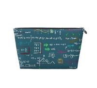 Formula matematica stampata, Borsa da toilette Borsa per trucco Borsa per cosmetici Borsa da toilette da viaggio portatile