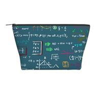 Formula matematica stampata, Borsa da toilette Borsa per trucco Borsa per cosmetici Borsa da toilette da viaggio portatile