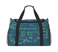 Formula matematica stampata,Borse sportive, borse a tracolla sportive, borse da viaggio di grande capacità per uomo e donna