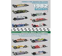 Formula One Grands Prix Story 1982 Season World Championship: Relive the races, get excited with the starting grids cars teams rankings. The definitive picture book for F1 enthusiasts