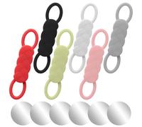 Formula Scoop,Set da 6 Cucchiai in Silicone Flessibile Antiscivolo - per Bambini Ragazzi Genitori Casa Campeggio Viaggio Hotel | Uso Quotidiano Mattina Sera Asilo