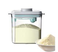 Formula Storage Container - 1700ml Airtight Food Grade, Scoop Included | Milk Powder Dispenser Box For Nursery Car Trip Home Kitchen Pantry