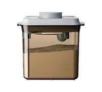 Formula Storage Container - 1700ml Airtight Food Grade, Scoop Included | Milk Powder Dispenser Box For Nursery Car Trip Home Kitchen Pantry