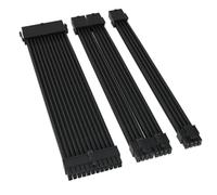 Formulamod Kit di cavi di prolunga per GPU/CPU, 24 PIN/(6+2) PIN/(4+4), gestione PIN, 30 cm, con pettini (nero)