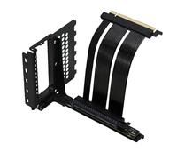 Formulamod Kit di montaggio verticale per GPU, supporto verticale per GPU con cavo riser PCIe 5,9 x 16 ad alta velocità, compatibile con 9070xt, rx9070(nero)