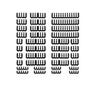 Formulamod Kit pettine per cavi include cavo di prolunga PSU, SATA e Molex, strumenti di gestione dei cavi, organizer per cavi, pettine per computer, cavo di raffreddamento ad acqua, pettine (nero)