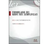 Formulario dei nuovi riti semplificati. Con CD-ROM