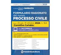 FORMULARIO RAGIONATO DEL NUOVO PROCESSO CIVILE AGGIORNATO AL DECRETO CORRETTIVO