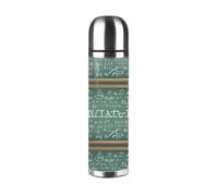 Formulas Shapes Theory - Bottiglia sottovuoto per lezioni di matematica, con design a corpo intero, thermos in acciaio inox isolato di alta qualità con esterno in pelle PU, per uso esterno, ufficio e