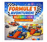 Formule 1 Kleurboek voor Kinderen: Leuk en creatief kleurboek met raceauto's