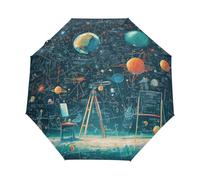 Formule Di Fisica E Geometria Dello Spazio Ombrello Pieghevole Automatico Ombrelli Antivento Protezione UV da Viaggio per Bambini Ragazzi Ragazze