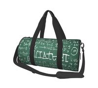 Formule Forme Teoria Lezione di Matematica Parola Borse da viaggio di grande capacità e borse sportive Manici ad anello nella parte superiore Borse del fine settimana e borse rotonde possono essere
